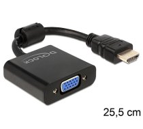 Video adapteris HDMI-A (M) -> VGA (F) 25cm