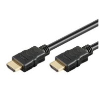 HDMI (ST-ST) 5 m 3D Ethernet, apzeltīts melns