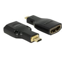 mikro HDMI-D vīrs > HDMI-A sieviešu 4K, adapteris