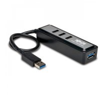 MINI 4PT USB 3.0 SS HUB W/CBL U360-004-MIN