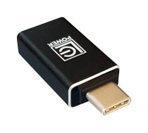 LC-Power LC-ADA-U31C kabeļa dzimuma mainītājs USB C USB A Melns