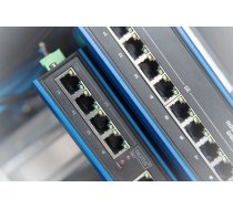 Digitus 8 portu Gigabit Ethernet tīkla slēdzis, rūpnieciskais, nepārvaldīts