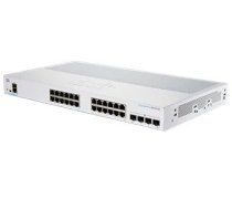 Cisco CBS250-24T-4X-EU tīkla slēdzis Pārvaldīts L2/L3 Gigabit Ethernet (10/100/1000) Sudrabs