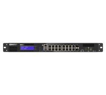 QNAP QGD-1600 pārvaldīts Gigabit Ethernet (10/100/1000) 1U melns, pelēks
