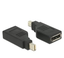 DeLOCK 65626 kabeļa dzimuma mainītājs Mini DisplayPort DisplayPort Black
