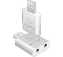 IB-AC527 USB-A (vīrietis) > 1x 3,5 mm audio 3 kontaktu (sieviete), adapteris