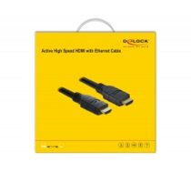 DeLOCK 85284 HDMI kabelis 10 m HDMI Type A (standarta) Melns