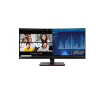 Lenovo ThinkVision P34w-20 LED displejs 86,7 cm (34,1 collas) 3440 x 1440 pikseļi Wide Quad HD melns