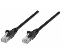 Intellinet tīkla patch Cable, Cat5e, 10m, melns, CCA, U/UTP, PVC, RJ45, apzeltīti kontakti, bez aizķeršanās, booted, mūža garantija, daudzslāņu maisiņš