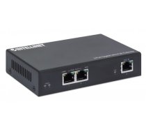 Intellinet 2 portu Gigabit Ultra PoE paplašinātājs, pievieno līdz 100 m (328 ft.) PoE diapazonam, PoE jaudas budžets 60 W, divi PSE porti ar 30 W izvadi katrs, saderīgs ar IEEE 802.3bt/at/af, metāla korpuss