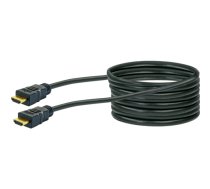 Schwaiger HDM100 013 HDMI kabelis 10 m HDMI A tips (standarta) melns, zelts