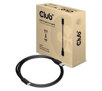 CLUB3D USB 3.1 C tipa līdz A tipa kabelis 10 Gb/s PD 60 W M/M 1 m/3,28 ft