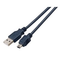 EFB Elektronik K5250SW.3V2 USB kabelis 30 m USB 2.0 USB A Mini-USB B Melns