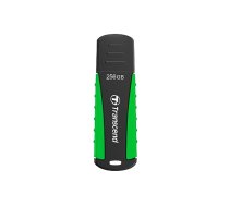 Transcend JetFlash 810 USB zibatmiņas disks 256 GB USB Type-A 3.2 Gen 1 (3.1 Gen 1) Melns, zaļš