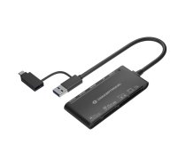 Conceptronic StreamVault BIAN03B karšu lasītājs USB 3.2 Gen 1 (3.1 Gen 1) Type-A Black