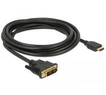 DeLOCK 85585 video kabeļa adapteris 3 m DVI HDMI A tips (standarta) Melns