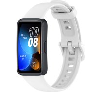 Silikona siksniņa Huawei Watch Band 8 - balta