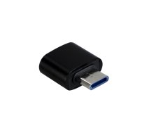 Inter-Tech 88885461 kabeļa dzimuma mainītājs USB Type C USB Type A Melns
