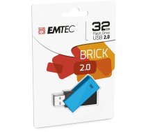 Emtec C350 Brick 2.0 USB zibatmiņas disks 32 GB USB Type-A melns, zils