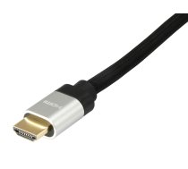 Aprīkot 119383 HDMI kabelis 5 m HDMI tips A (standarta) melns, sudrabs