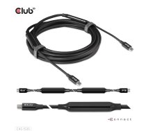 CLUB3D USB 3.2 Gen2 Type C–C aktīvais divvirzienu kabelis 8K60Hz M/M 5m/16.4ft