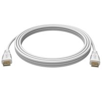 Techly ICOC-HDMI-4-005NWT HDMI kabelis 0,5 m HDMI A tips (standarta) Balts