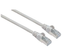 Intellinet tīkla plākstera kabelis, Cat6, 1m, pelēks, varš, S/FTP, LSOH/LSZH, PVC, RJ45, zeltīti kontakti, bez aizķeršanās, palaists, mūža garantija, daudzmaiss