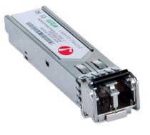 Intellinet optiskais raiduztvērēja modulis, Gigabit Ethernet SFP Mini-GBIC, 1000Base-Lx (LC) viena režīma ports, 20 km, saderīgs ar MSA, līdzvērtīgs Cisco GLC-LH-SM, trīs gadu garantija