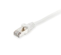 Aprīkot Cat.6 S/FTP Patch Cable, 1.0m, Balts