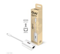 CLUB3D USB3.2 Gen1 Type-C uz Gigabit Ethernet adapteris M/F