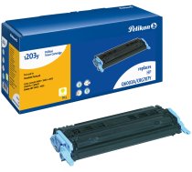 Pelikan 629432/1203Y Tonera kasetne dzeltena, 1x3,55K lapas/5% 110 grami Pack=1 (aizstāj HP 124A/Q6002A) HP Color LaserJet 2600