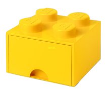 LEGO Brick Drawer 4 dzeltena, uzglabāšanas kaste