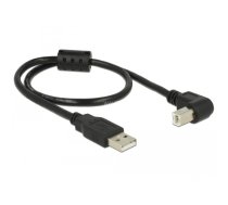 Adaptera kabelis USB-A 2.0 > USB-B 90° leņķī