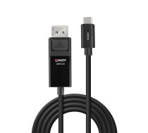 Lindy 1m USB Type C uz DP 1.4 adaptera kabelis ar HDR