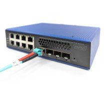 Digitus Industrial 8 + 4 10 G augšupsaites ports L3 pārvaldīts Gigabit Ethernet PoE slēdzis
