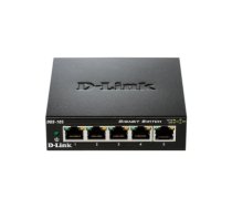 Switch 5-port 10/100/1000Gigabit metāla korpuss galddators