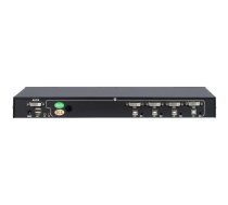 Inter-Tech AS-9104DA KVM slēdzis Rack stiprinājums Melns