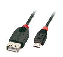 Lindy USB 2.0 Cable Micro-B / A OTG, 0,5 m