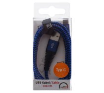 2GO 795950 USB kabelis 1 m USB 3.2 Gen 1 (3.1 Gen 1) USB B USB C Blue