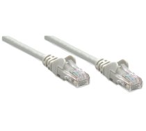 Intellinet tīkla ielāpu kabelis, Cat5e, 0,5 m, pelēks, CCA, U/UTP, PVC, RJ45, apzeltīti kontakti, bez aizķeršanās, iedarbināts, mūža garantija, daudzstūris