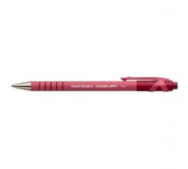 Papermate Flexgrip Ultra Red Clip-on izvelkama lodīšu pildspalva Vidēja 12 gab.