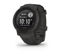 Garmin Instinct 2 Solar 2,29 cm (0,9 collas) MIP 45 mm digitālais 176 x 176 pikseļi Grafīta GPS (satelīts)