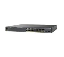 Cisco Catalyst WS-C2960XR-24TS-I tīkla slēdzis Pārvaldīts L2 Gigabit Ethernet (10/100/1000) Melns