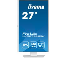 iiyama ProLite XUB2792QSU-W6 datora monitors 68,6 cm (27") 2560 x 1440 pikseļi Wide Quad HD LED Balts