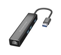 Conceptronic DONN07BA piezīmjdatora doks/portu replikators USB 3.2 Gen 1 (3.1 Gen 1) Type-A Black