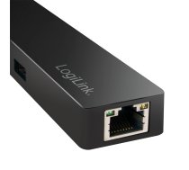 LogiLink UA0313 piezīmjdatora doks/portu replikators USB 3.2 Gen 1 (3.1 Gen 1) Type-C Black