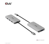 CLUB3D USB Gen2 Type-C līdz 10Gbps 4x USB Type-A centrmezgls