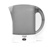 Adler AD 1268 elektriskā tējkanna 0,6 L Grey 600 W