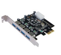 Longshine LCS-6380-4 interfeisa kartes/adapteris Iekšējā USB 3.2 Gen 1 (3.1 Gen 1)