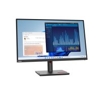 Lenovo ThinkVision T27p-30 LED displejs 68,6 cm (27 collas) 3840 x 2160 pikseļi 4K Ultra HD melns